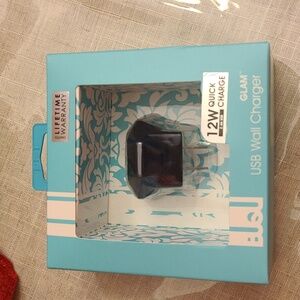 New USB wall charger dark blue 12w
